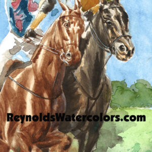 Horses Play with Heart and Soul 10 x 8 Print