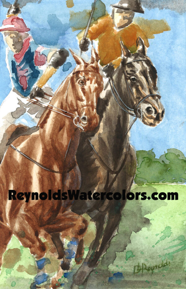 Horses Play with Heart and Soul 10 x 8 Print