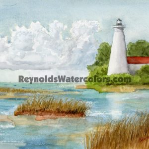 St. Marks Lighthouse 11 x 14 Print