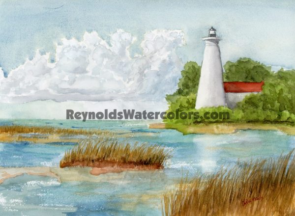 St. Marks Lighthouse 11 x 14 Print