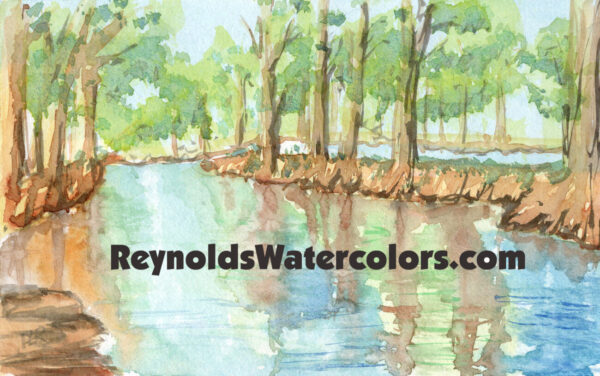 Peaceful River 8 x 10 Print