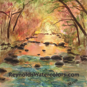 Golden Creek 20 x 16 Print